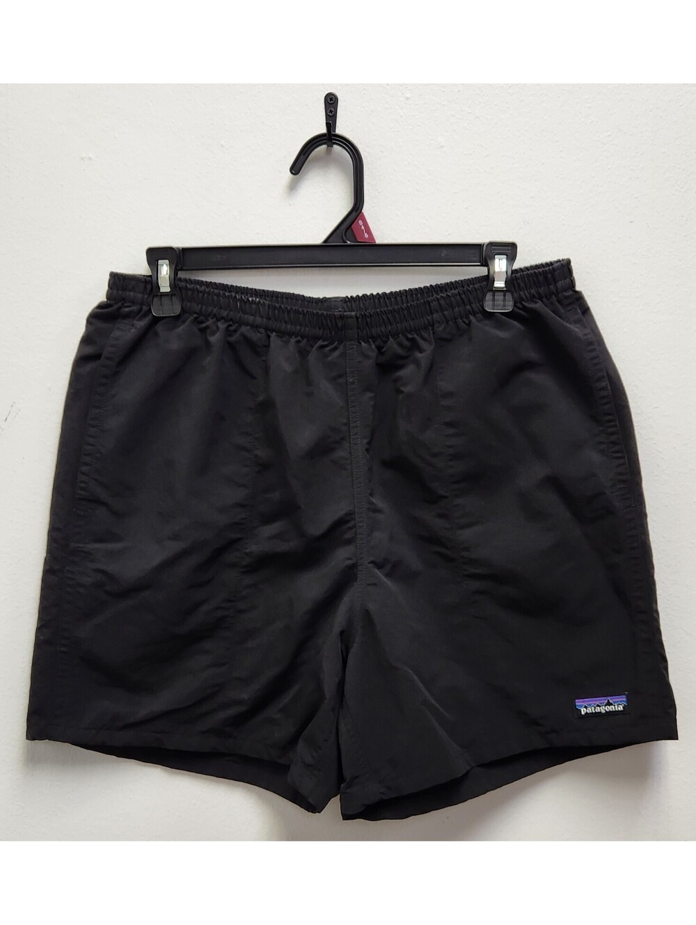Patagonia Men's Baggies Shorts Medium Black NetPlus Recycled Nylon Unlined
